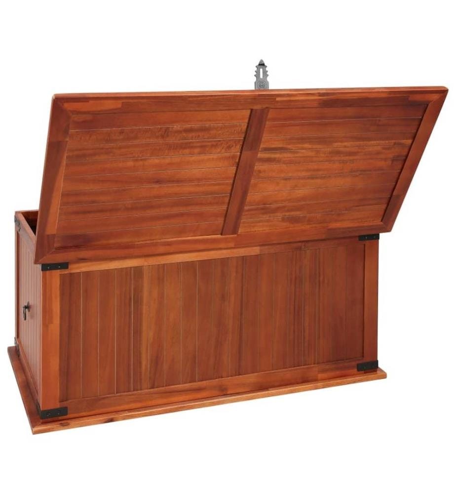Coffre de rangement 79x34x32 cm Bois d'acacia solide