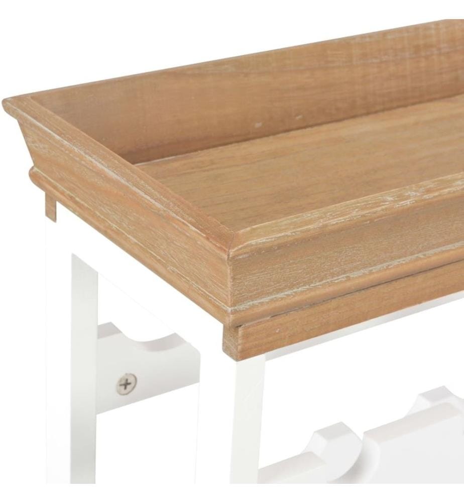 Weinschrank Weiss 70 x 22,5 x 70,5 cm MDF
