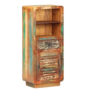 Highboard 45x32x110 cm Altholz Massiv