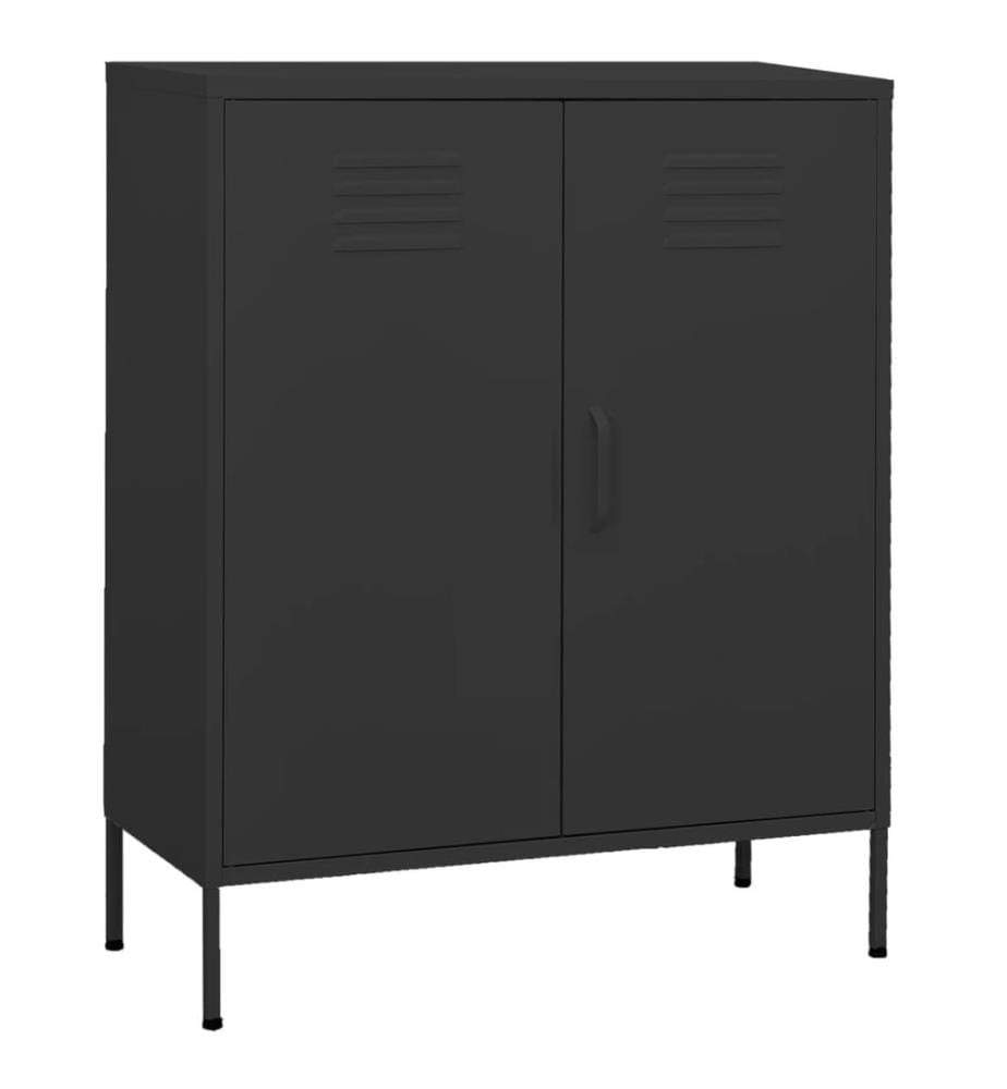 Lagerschrank Anthrazit 80x35x101,5 cm Stahl
