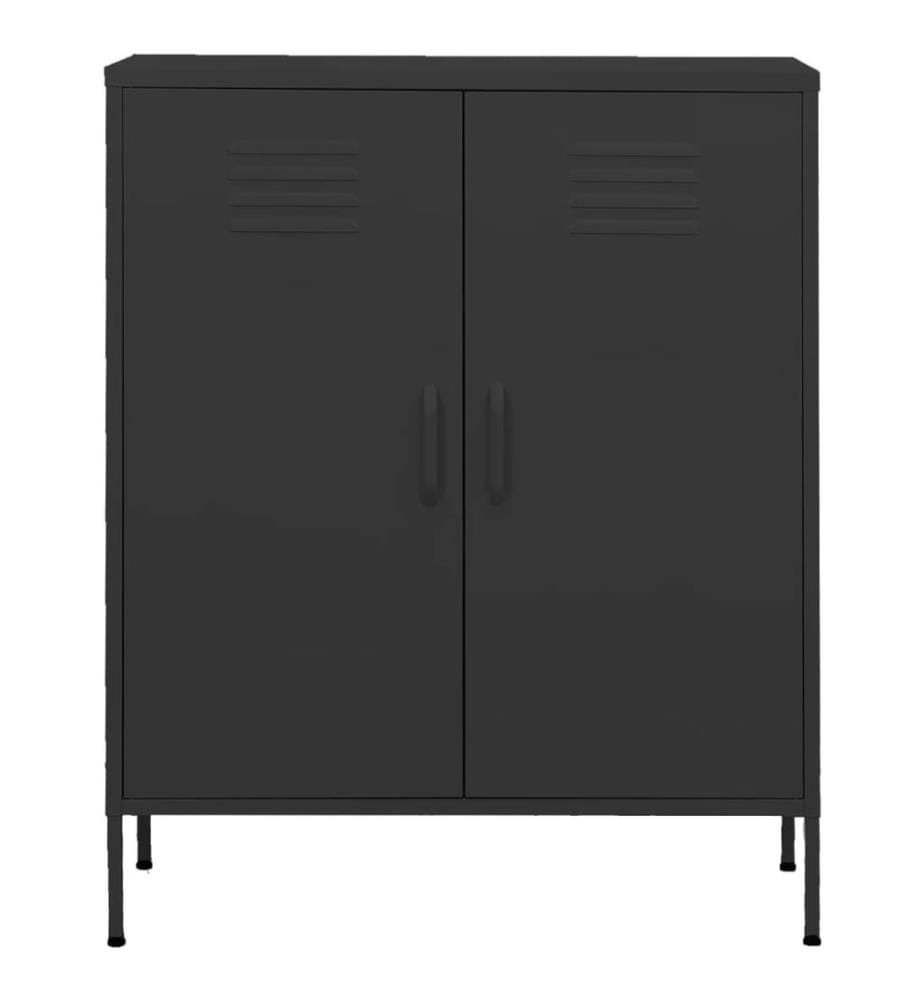 Lagerschrank Anthrazit 80x35x101,5 cm Stahl