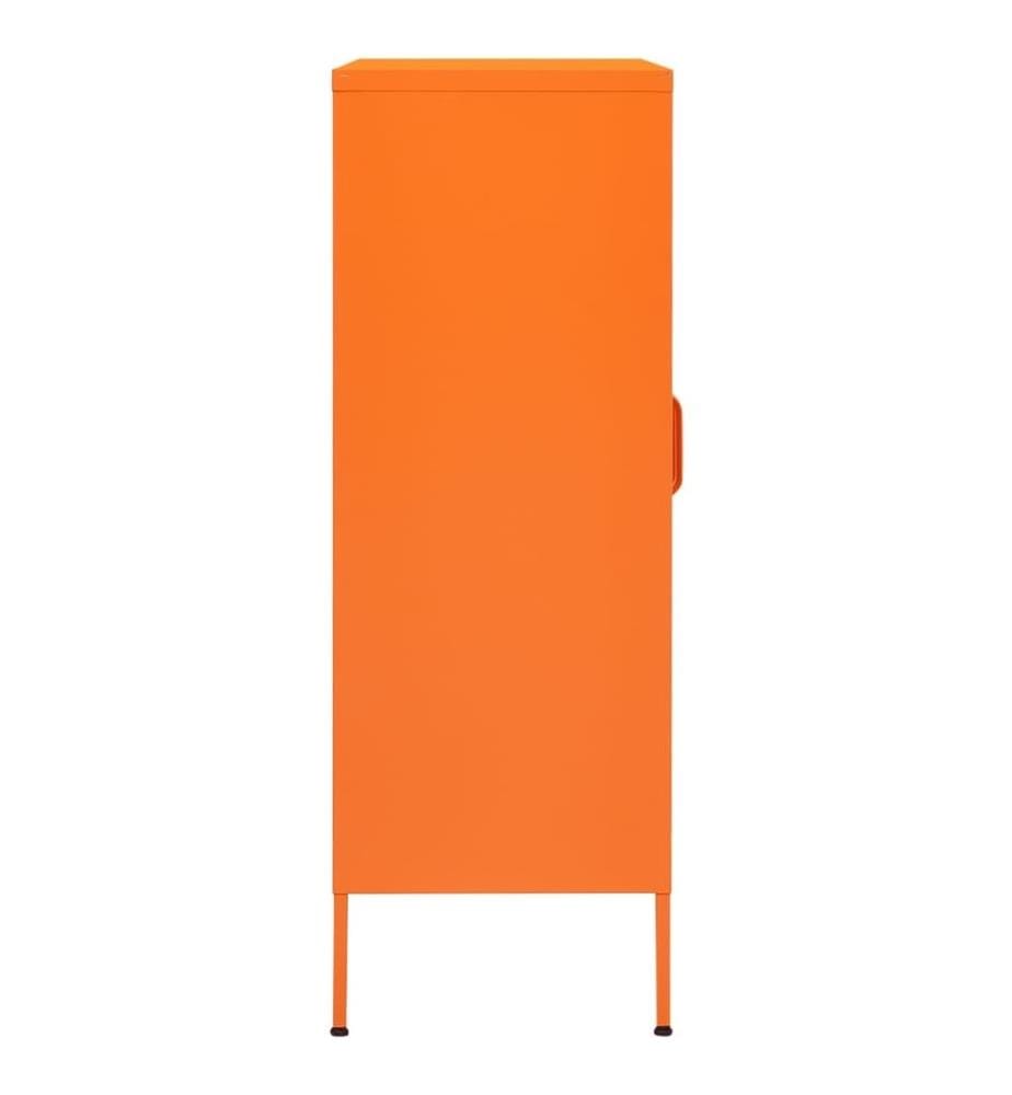 Lagerschrank Orange 80x35x101,5 cm Stahl