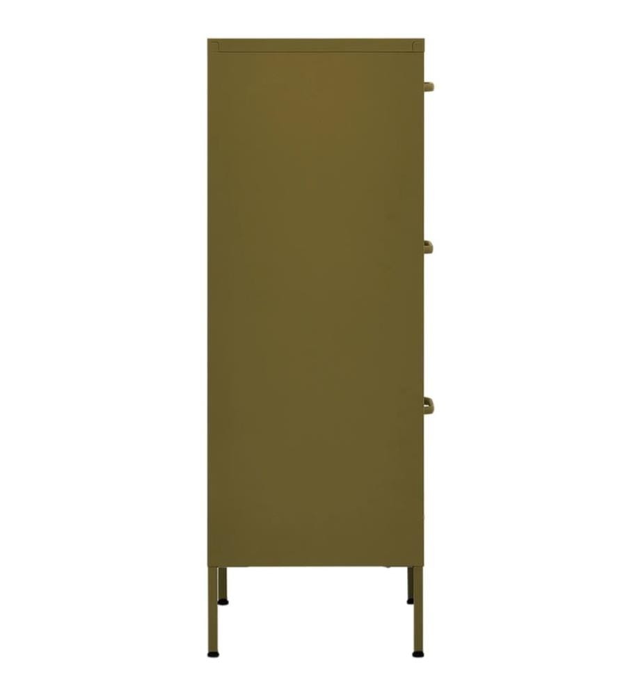Armoire de rangement Vert olive 42,5x35x101,5 cm Acier