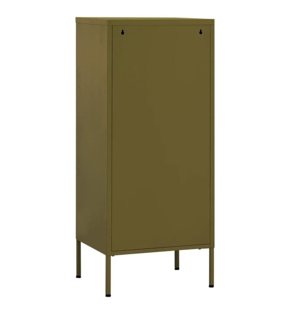 Armoire de rangement Vert olive 42,5x35x101,5 cm Acier
