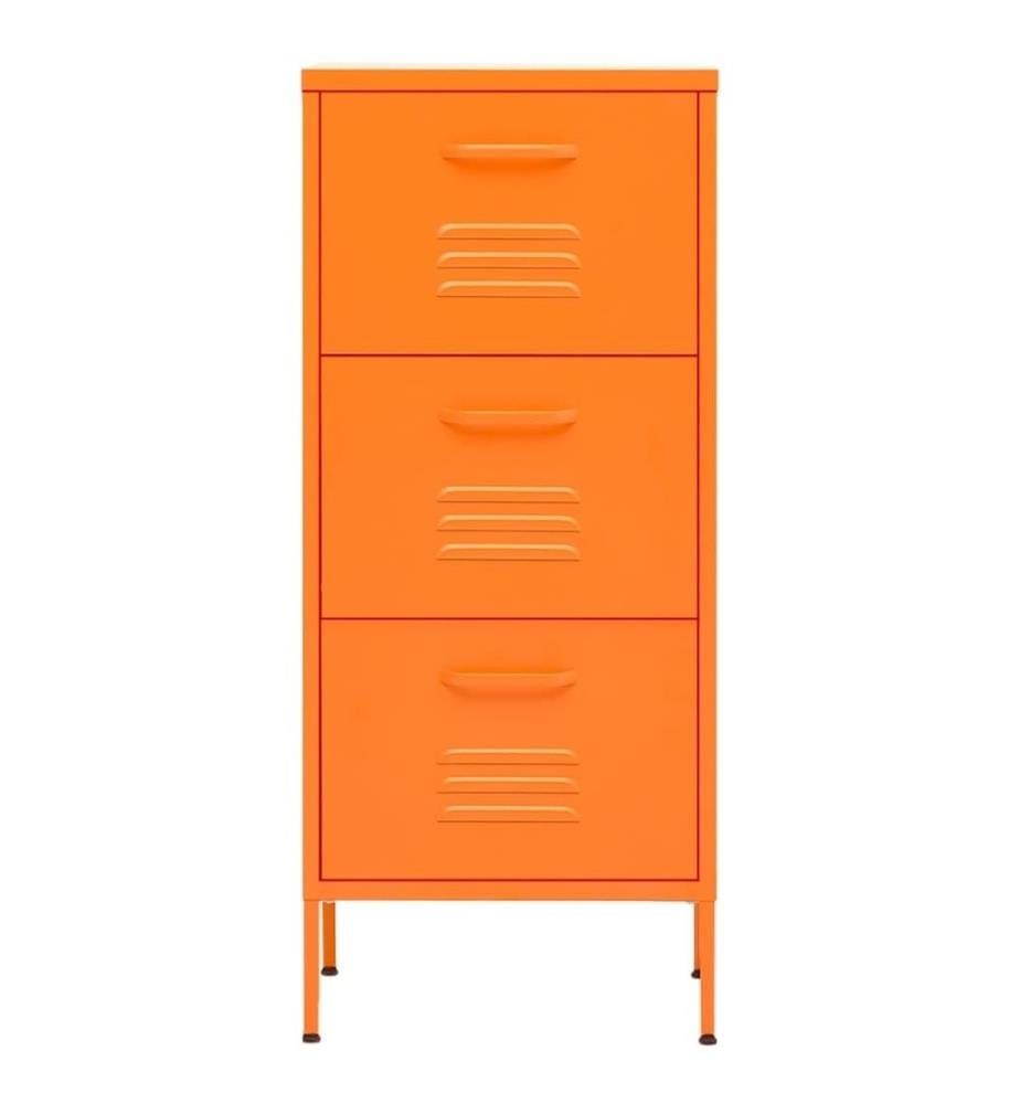 Lagerschrank Orange 42,5x35x101,5 cm Stahl