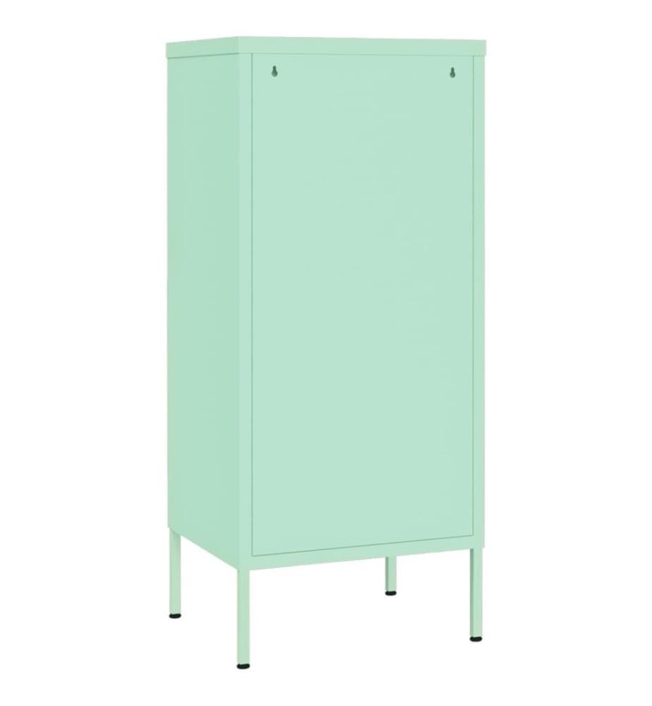 Armoire de rangement Vert menthe 42,5x35x101,5 cm Acier