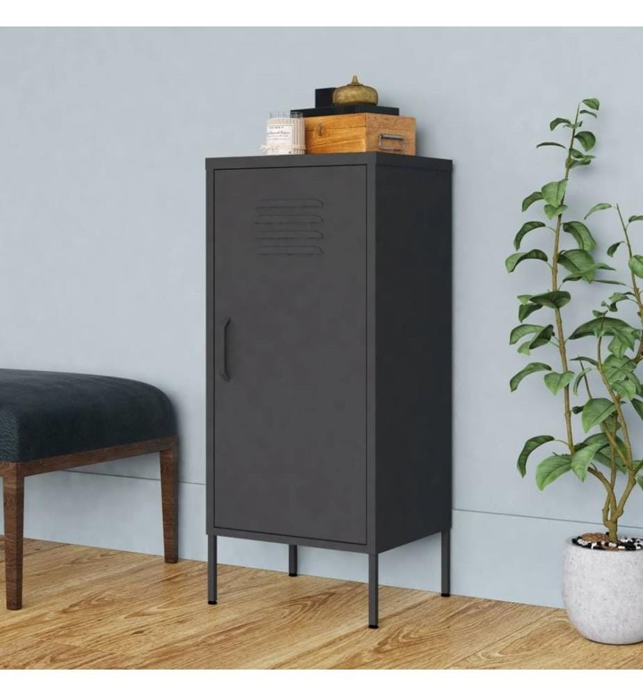 Lagerschrank Anthrazit 42,5x35x101,5 cm Stahl