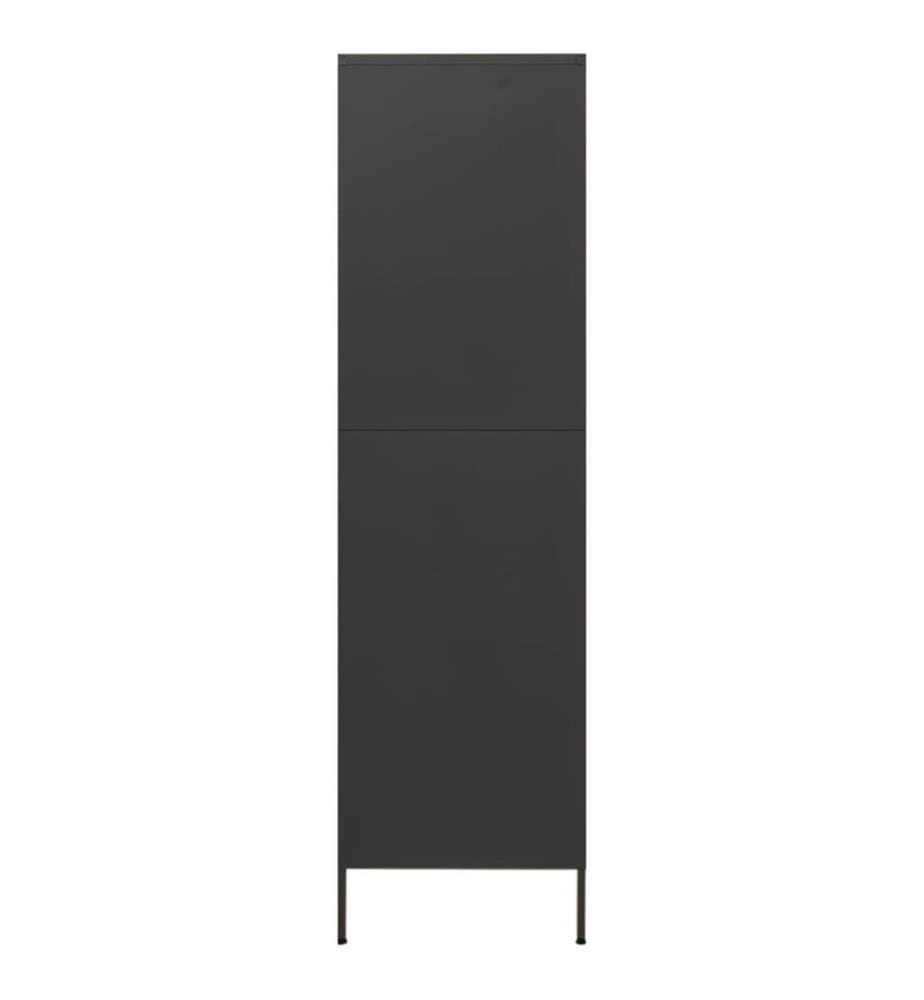 Garde-robe Anthracite 90x50x180 cm Acier