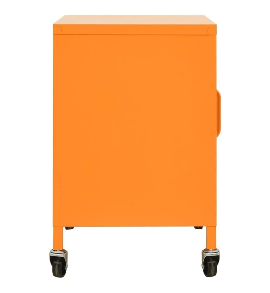 Lagerschrank Orange 60x35x56 cm Stahl