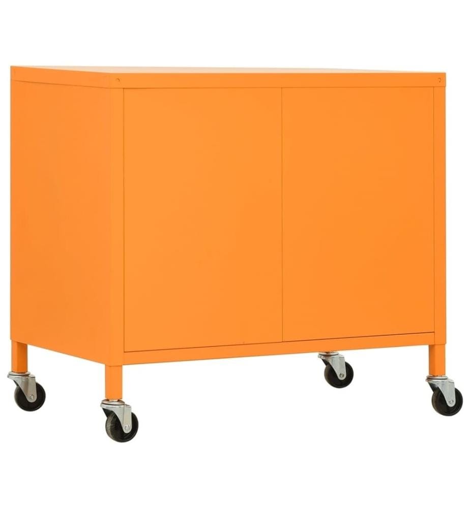 Lagerschrank Orange 60x35x56 cm Stahl