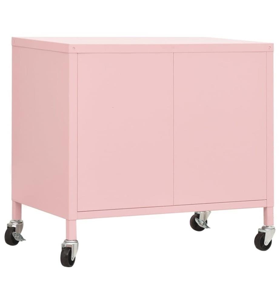 Lagerschrank Rosa 60x35x56 cm Stahl