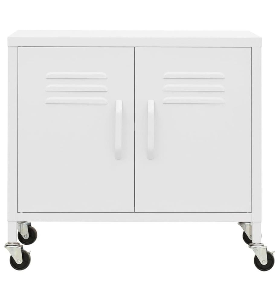 Armoire de rangement Blanc 60x35x56 cm Acier