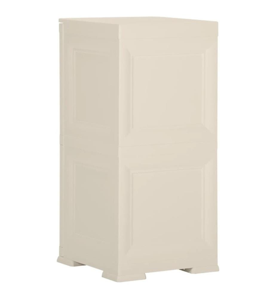 Kunststoffschrank 40x43x85,5 cm Holzdesign Vanilleeis