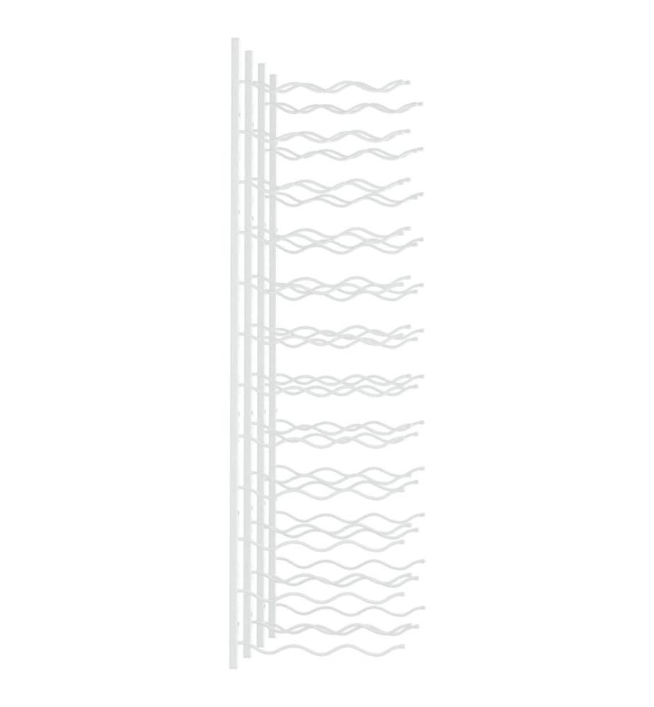 Casier à vin mural pour 36 bouteilles 2 pcs Blanc Fer