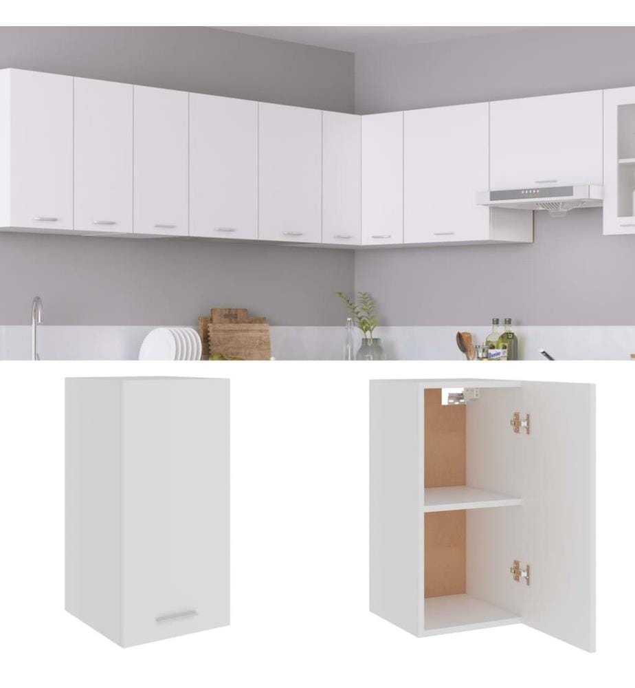 Hängeschrank Weiss 29,5x31x60 cm Holzwerkstoff