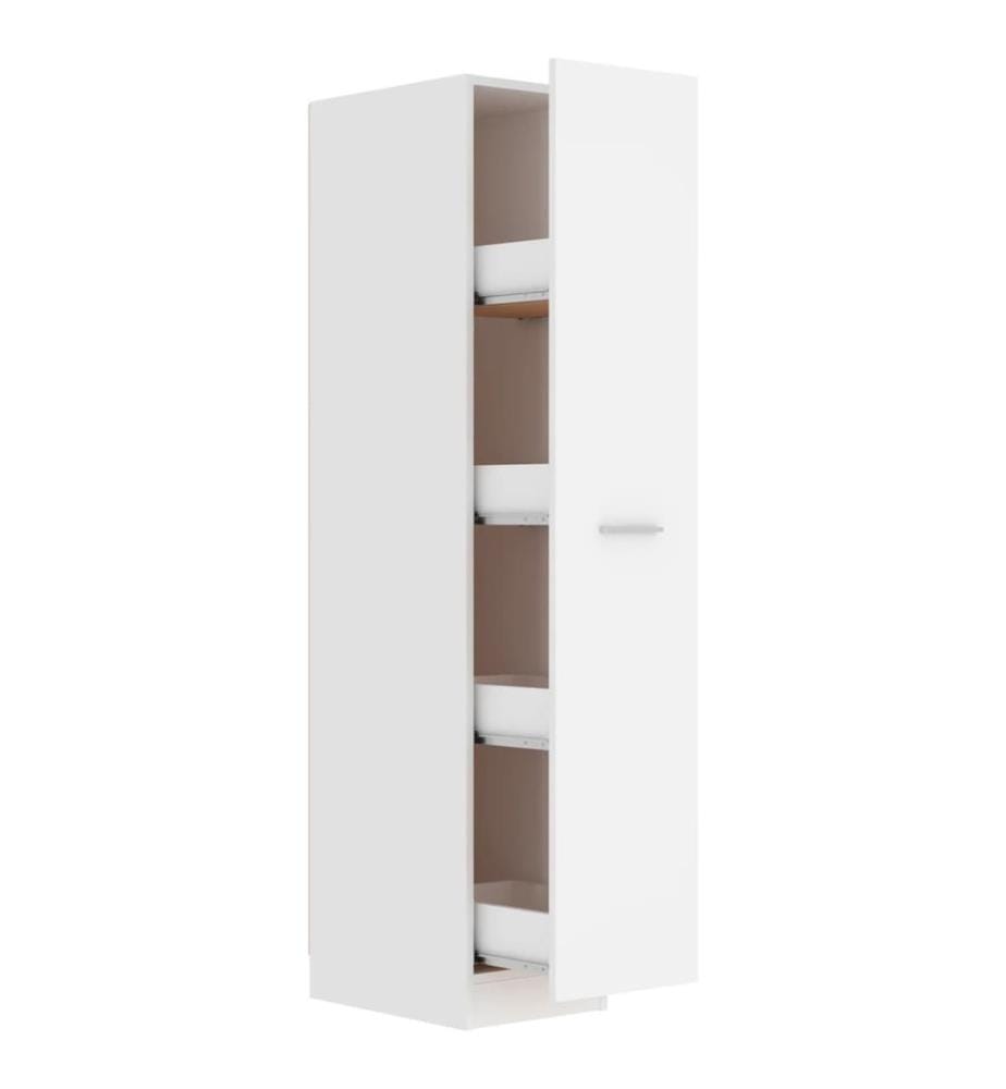 Armoire d'apothicaire Blanc 30x42,5x150 cm Aggloméré