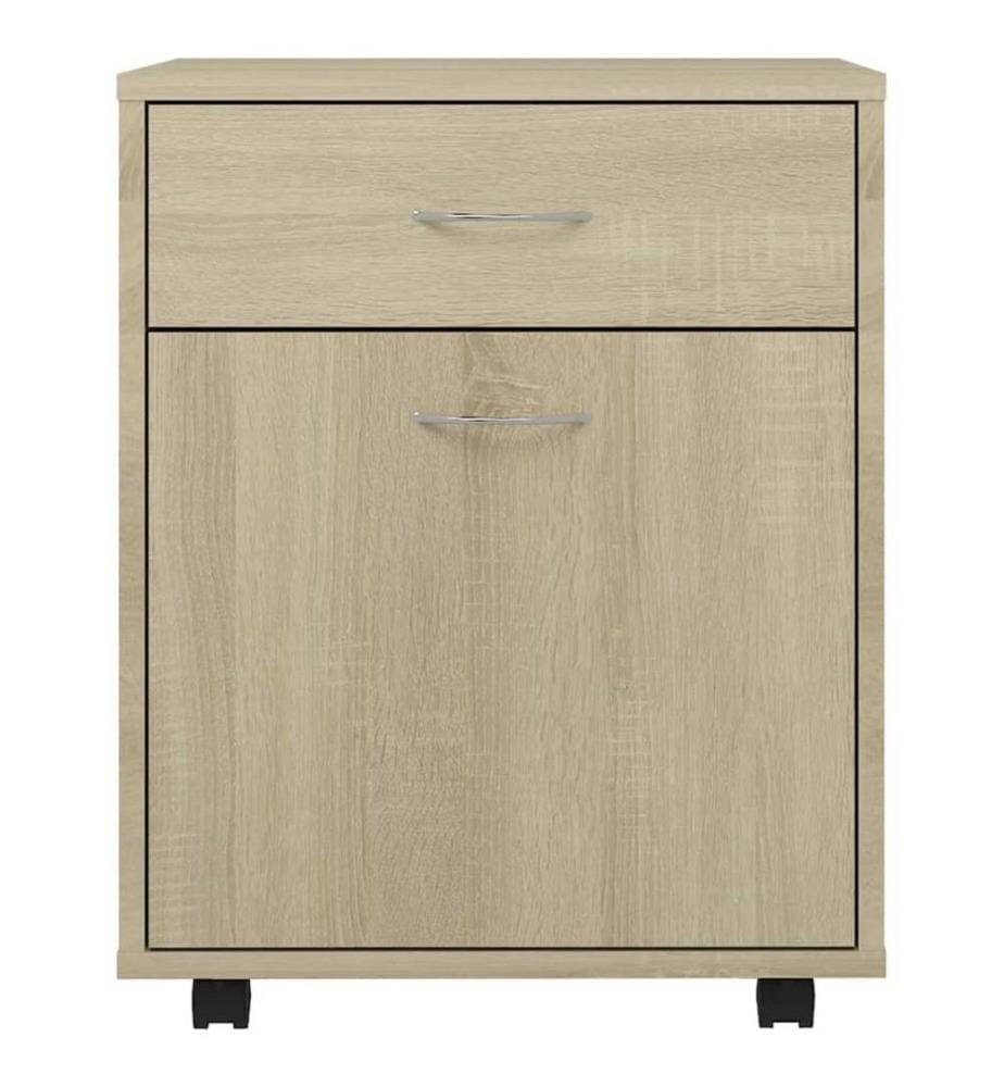 Rollschrank Sonoma-Eiche 45x38x54 cm Holzwerkstoff