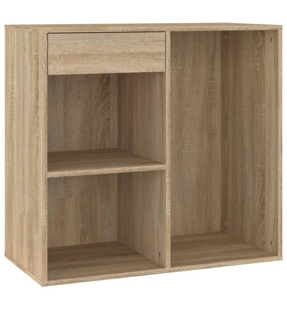 Kosmetikschrank Sonoma-Eiche 80x40x75 cm Holzwerkstoff
