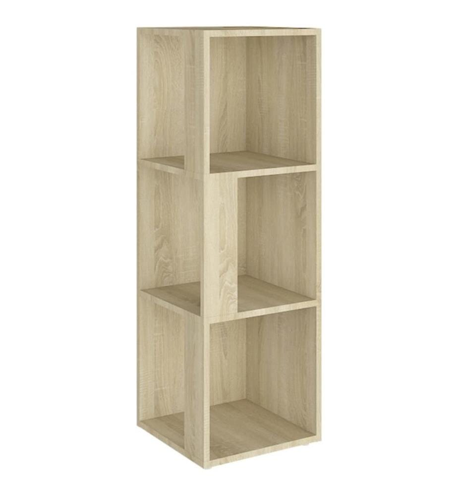 Eckregal Sonoma-Eiche 33x33x100 cm Holzwerkstoff