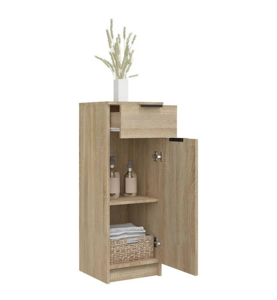 Badschrank Sonoma-Eiche 32x34x90 cm Holzwerkstoff