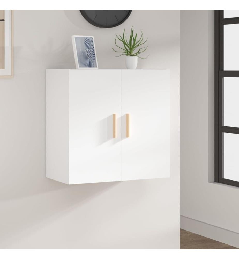 Armoire murale Blanc 60x30x60 cm Bois d'ingénierie