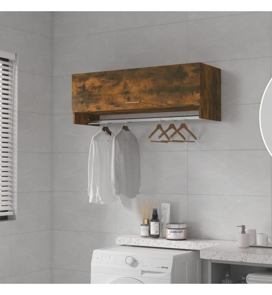 Kleiderschrank Räuchereiche 100x32,5x35 cm Holzwerkstoff