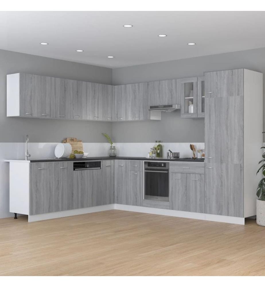 Küchenschrank Grau Sonoma 75,5x75,5x80,5 cm Holzwerkstoff