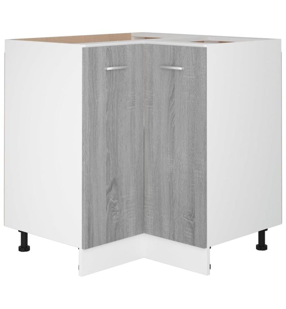 Küchenschrank Grau Sonoma 75,5x75,5x80,5 cm Holzwerkstoff