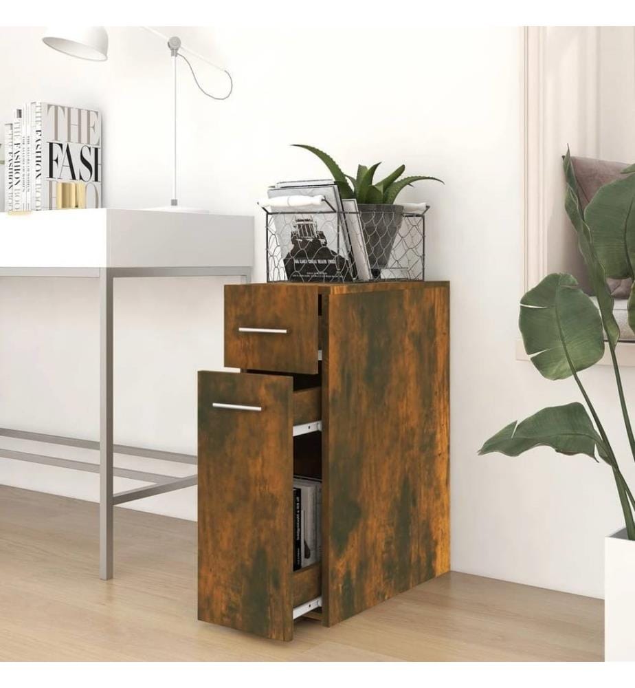 Apothekerschrank Räuchereiche 20x45,5x60 cm Holzwerkstoff