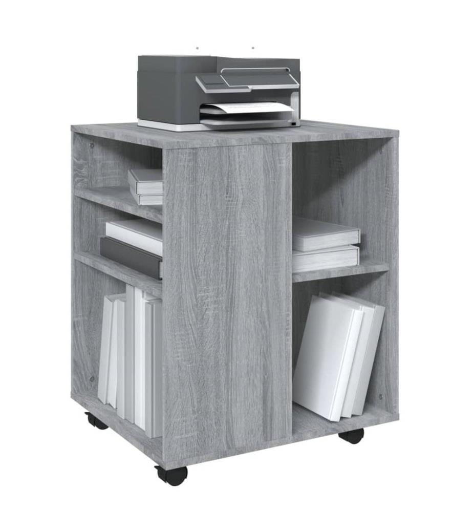 Rollschrank Grau Sonoma 60x53x72 cm Holzwerkstoff