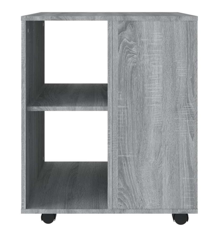 Rollschrank Grau Sonoma 60x53x72 cm Holzwerkstoff