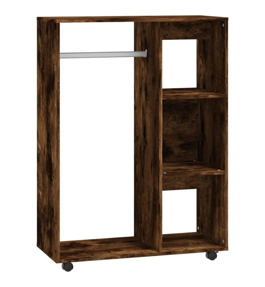 Kleiderschrank Räuchereiche 80x40x110 cm Holzwerkstoff