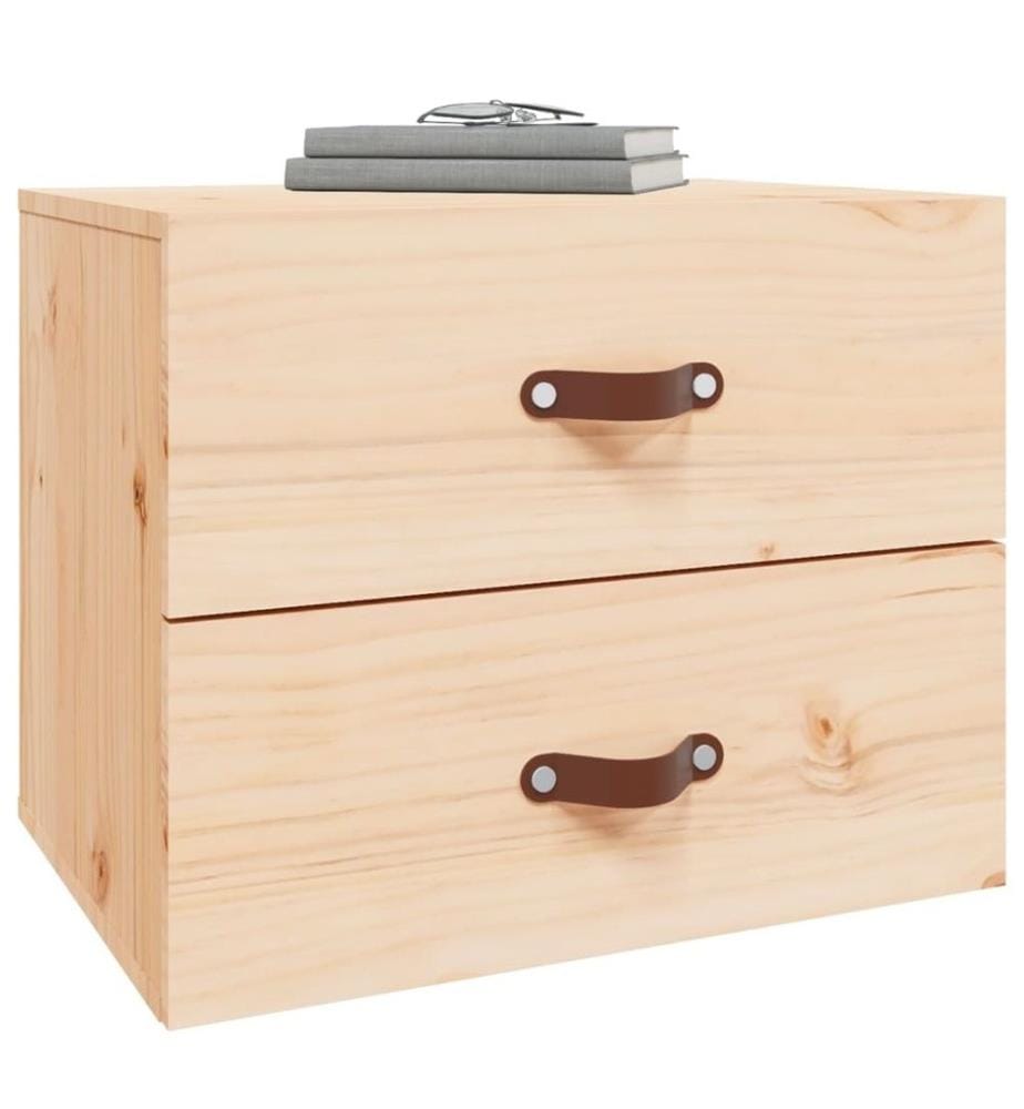 Table de chevet murale 50x36x40 cm