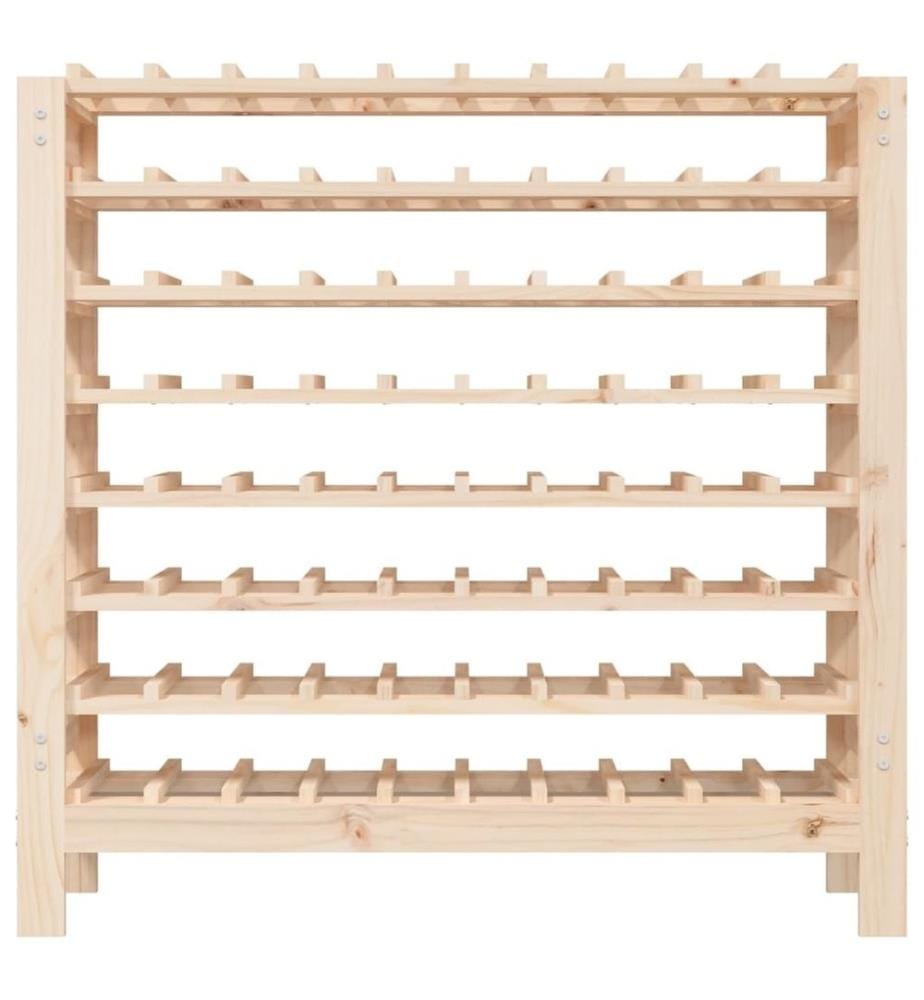 Weinregal 109,5x30x107,5 cm Massivholz Kiefer