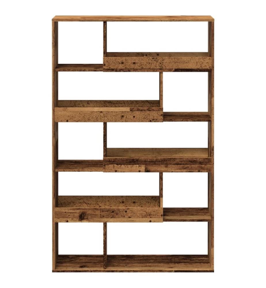 vidaXL Bücherregal Altholz-Optik 100x33x156,5 cm Holzwerkstoff