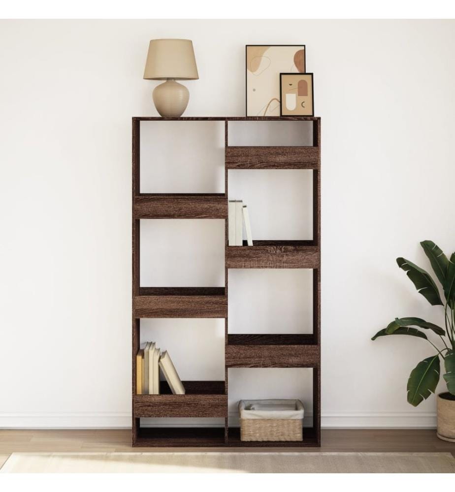 vidaXL Bücherregal Eichen-Optik 100x33x175 cm Holzwerkstoff