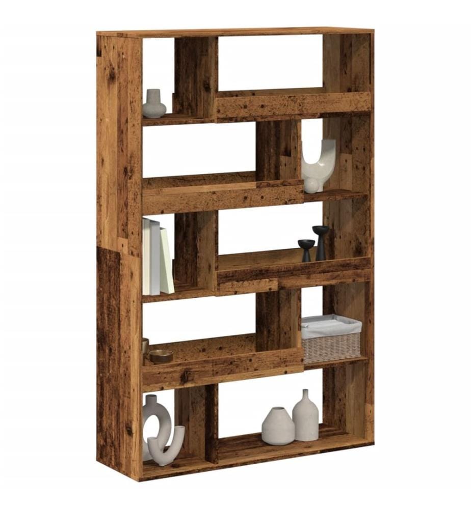 vidaXL Raumteiler Altholz-Optik 100x33x156,5 cm Holzwerkstoff