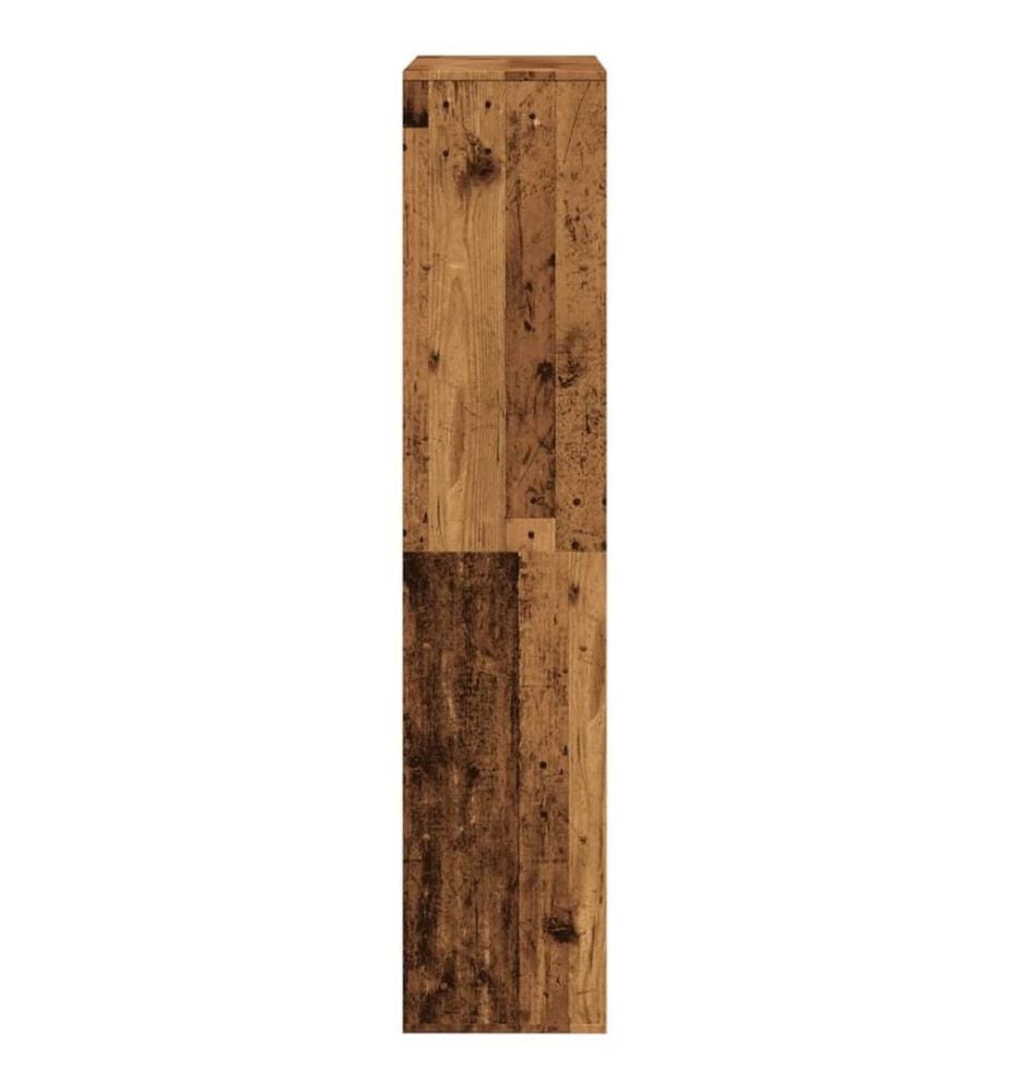 vidaXL Raumteiler Altholz-Optik 100x33x156,5 cm Holzwerkstoff