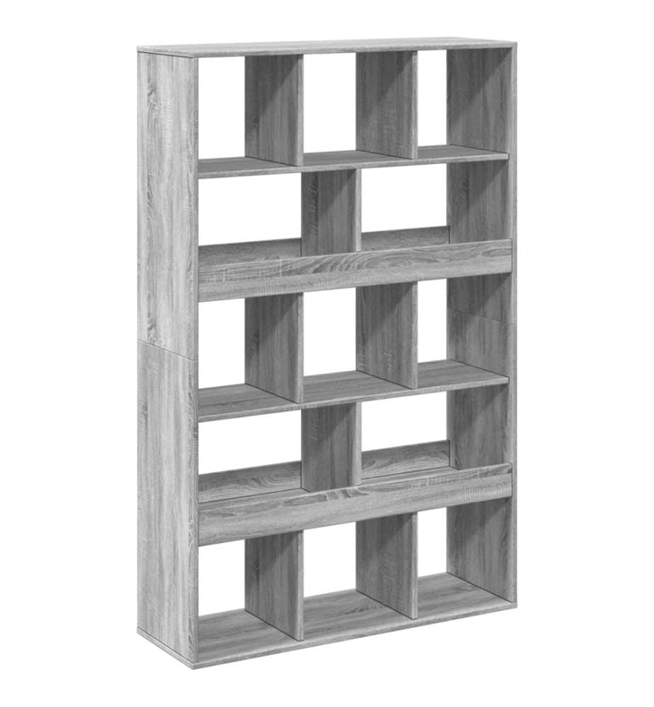 vidaXL Raumteiler Grau Sonoma 100x33x156,5 cm Holzwerkstoff