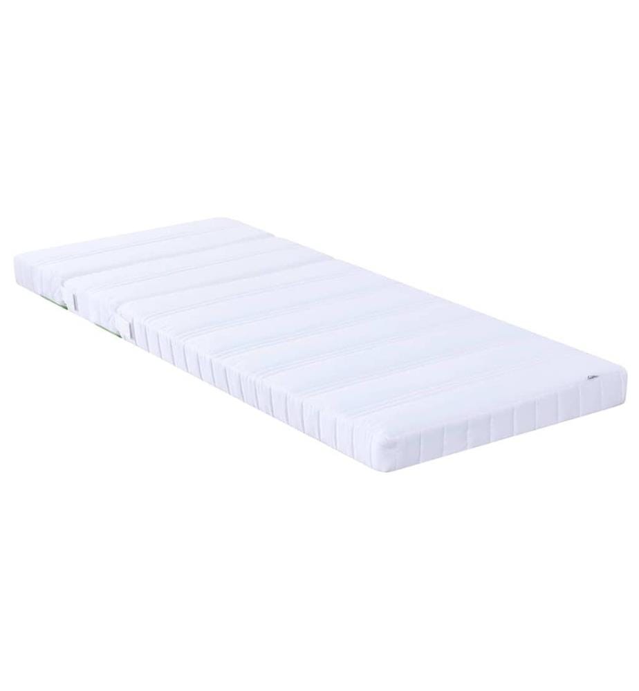 vidaXL Cadre de lit avec matelas extensible Blanc 80 x 200 cm