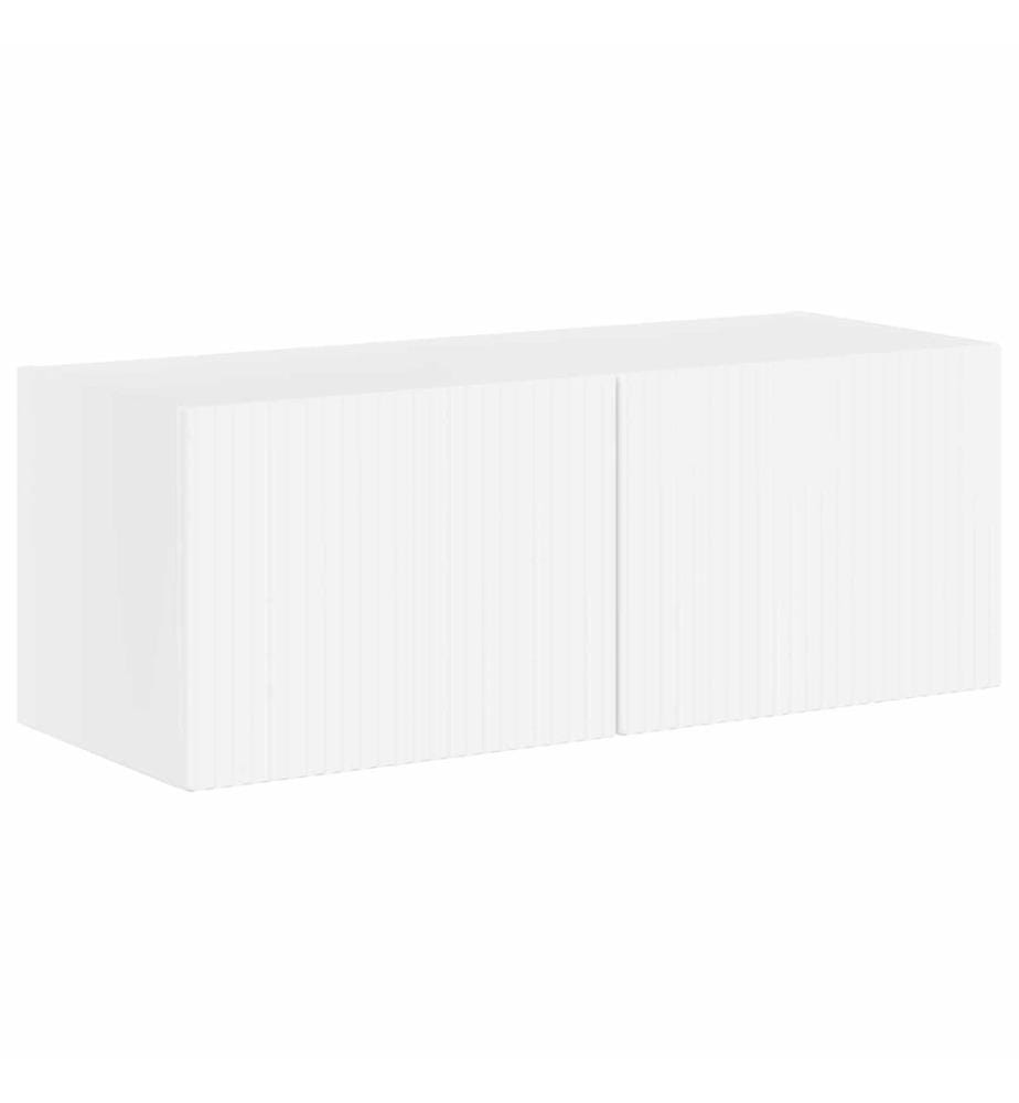 vidaXL Ensemble meuble TV 6 pcs Blanc brillant Bois d'ingénierie