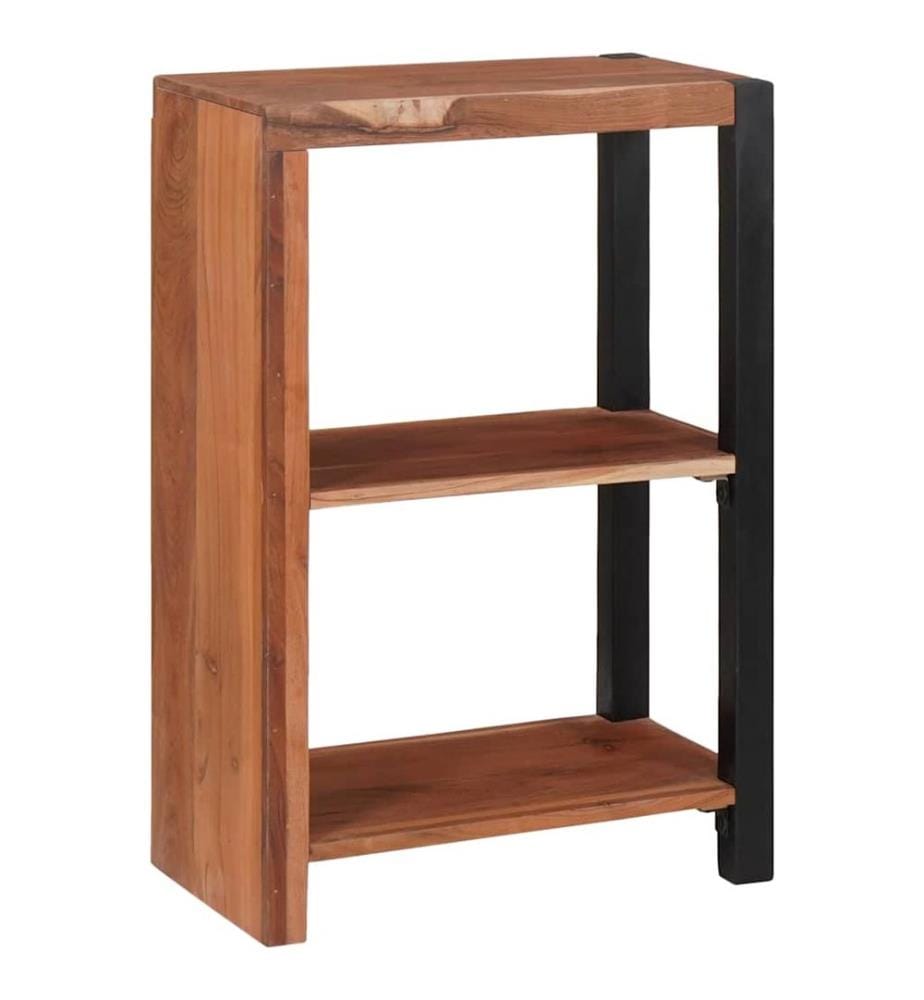 vidaXL Bücherregal Braun 50 x 30 x 75 cm Massivholz Akazie