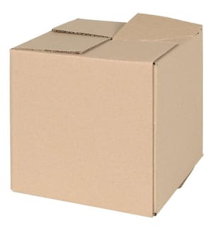 vidaXL Faltbox mit Speicher 50 pcs Natur 20 x 20 x 20 cm Karton