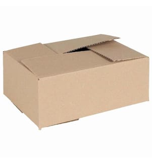 vidaXL Faltbox mit Speicher 50 pcs Natur 25 x 17,5 x 10 cm Karton