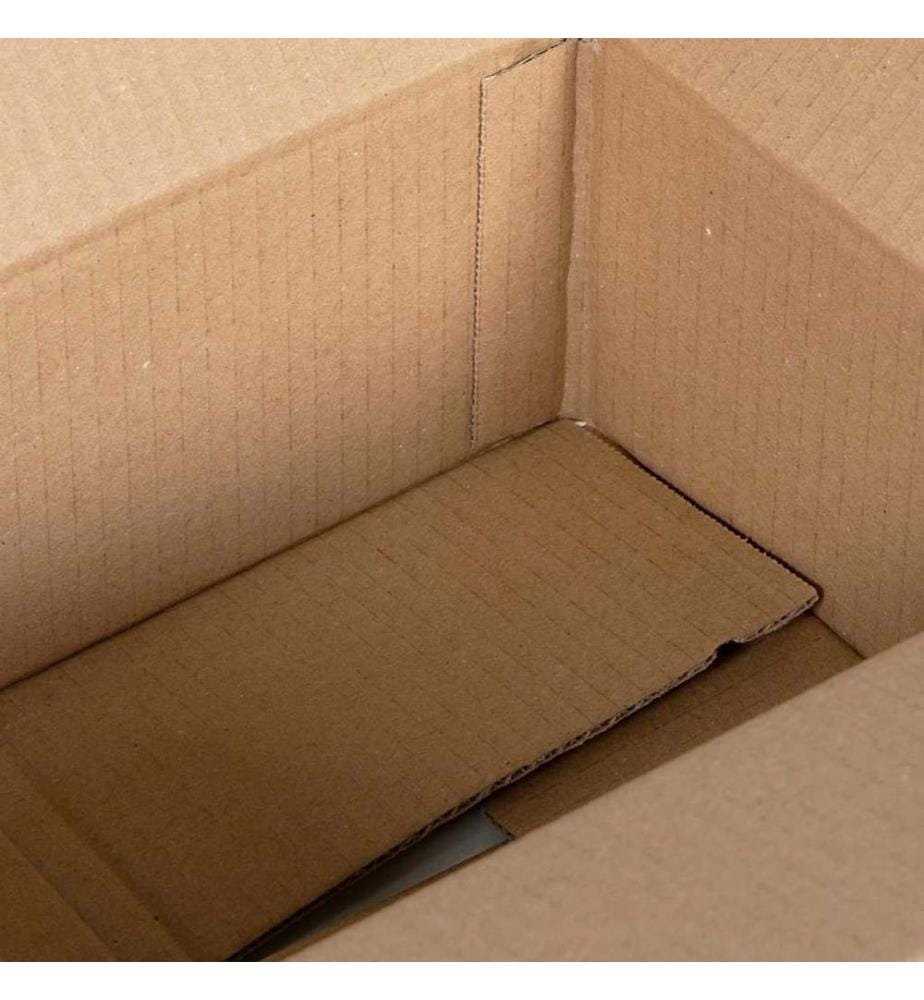 vidaXL Faltbox mit Speicher 50 pcs Natur 25 x 17,5 x 10 cm Karton