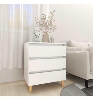 vidaXL Sideboard Weiss 60x35x69 cm Holzwerkstoff