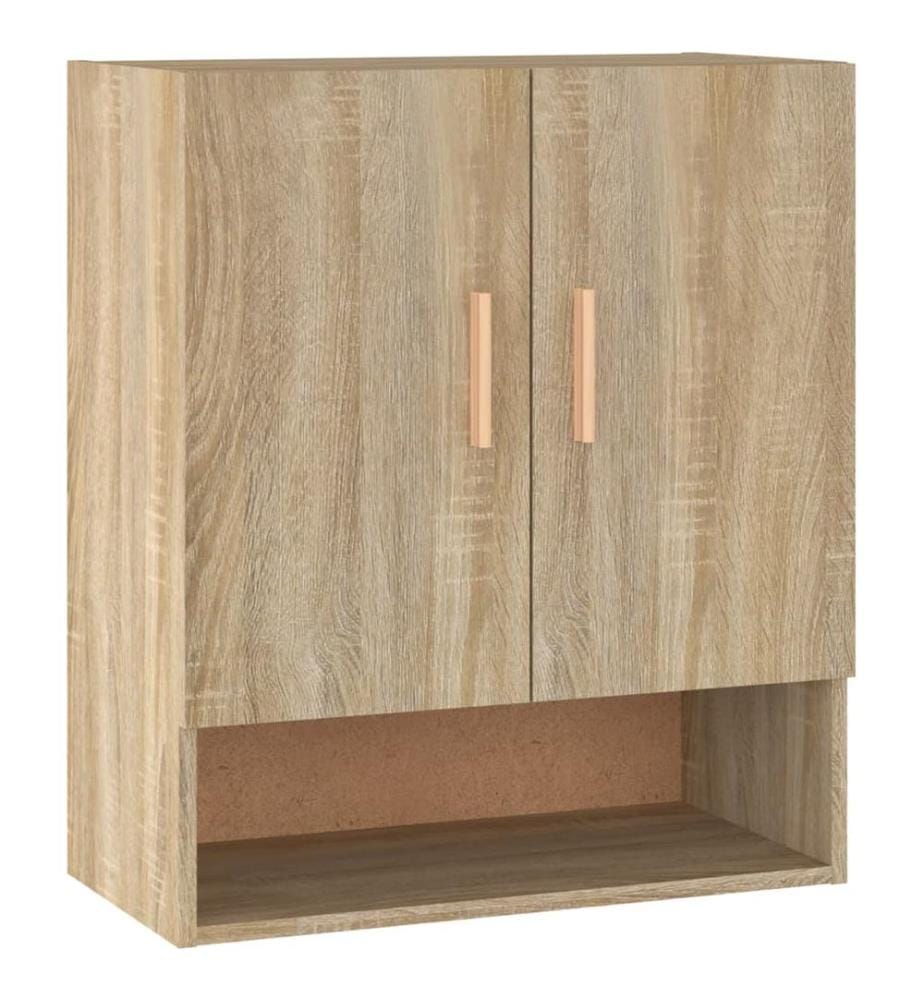 vidaXL Wandschrank Sonoma-Eiche 60x31x70 cm Holzwerkstoff