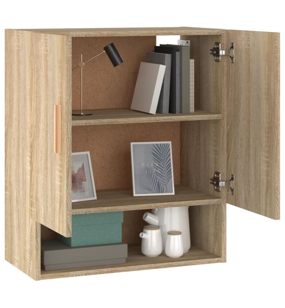 vidaXL Wandschrank Sonoma-Eiche 60x31x70 cm Holzwerkstoff