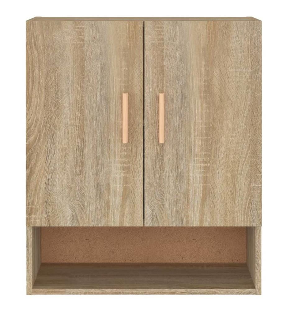 vidaXL Wandschrank Sonoma-Eiche 60x31x70 cm Holzwerkstoff