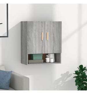 vidaXL Armoire murale Sonoma gris 60x31x70 cm Bois d'ingénierie
